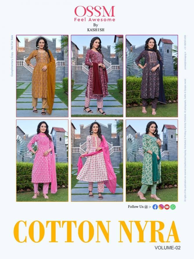 Cotton Nyra Vol 2 By Ossm Readymade Salwar Suits Catalog